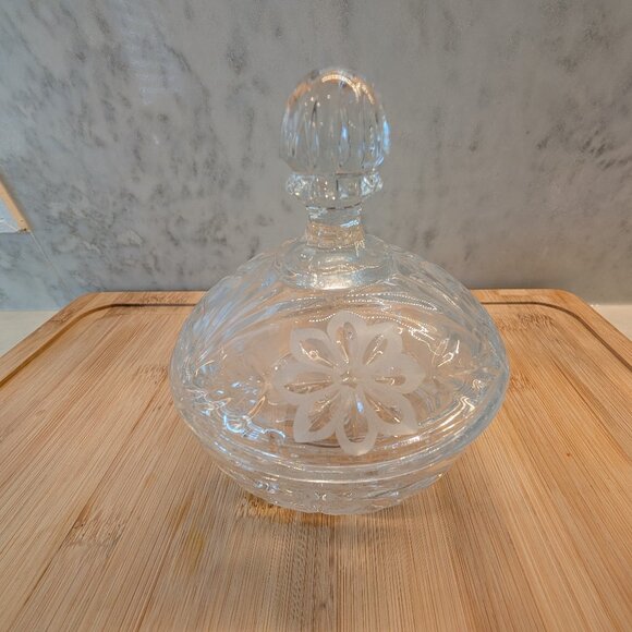 Vintage Small Crystal Candy Dish - Picture 3 of 7